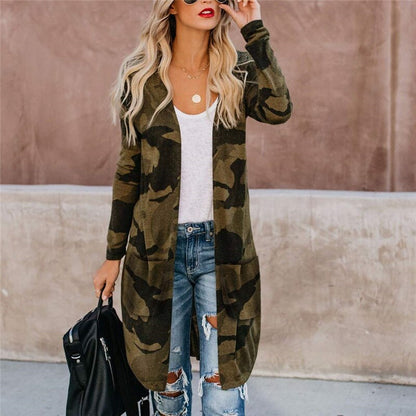 Melville™ Leopard Print V-Neck Cardigan