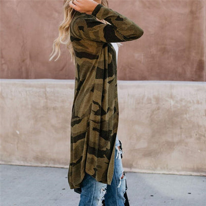 Melville™ Leopard Print V-Neck Cardigan