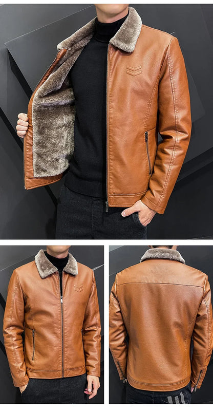 Melville™ Arctic Leather Coat