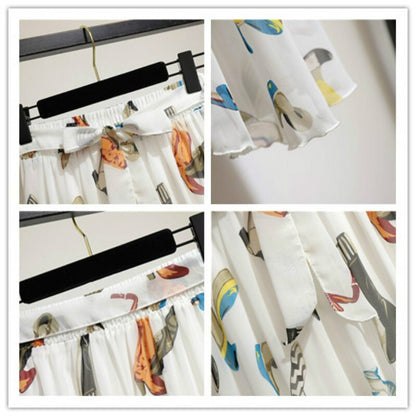 Melville™ Chiffon Floral Long Skirt