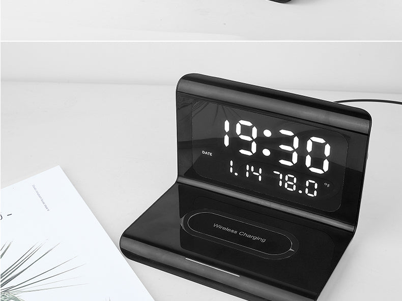 Melville™  3 in 1 Wireless Charging Clock