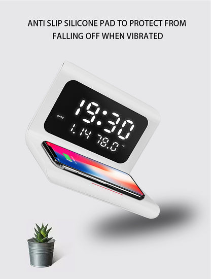 Melville™  3 in 1 Wireless Charging Clock