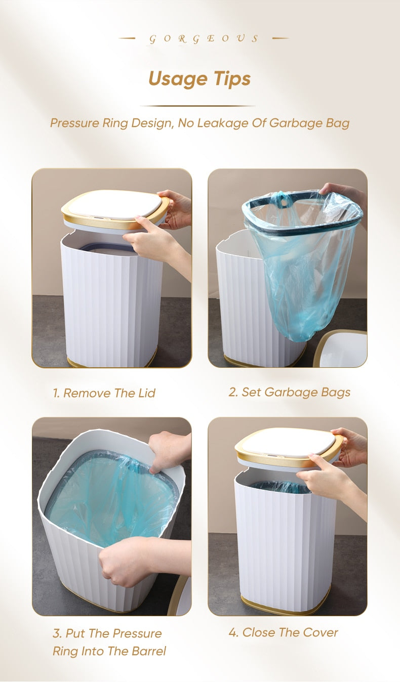 Melville™ Smart Sensor Trash Can